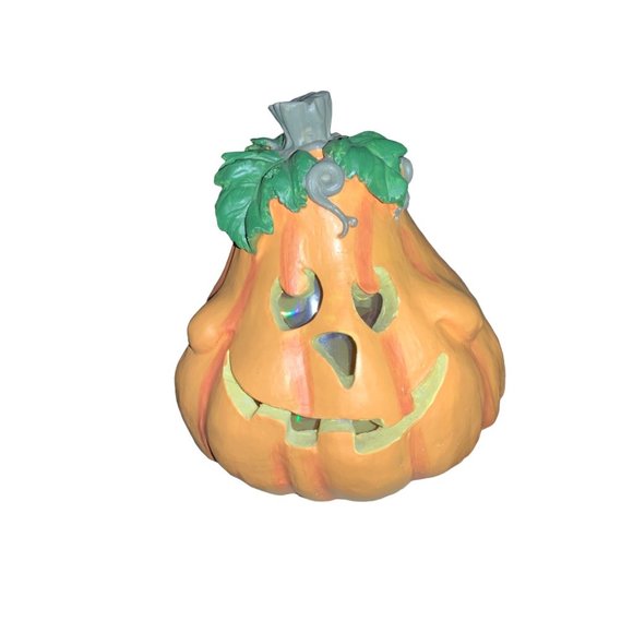 Battery Operated Halloween Pumpkin Jack-O-Lantern - Picture 1 of 9